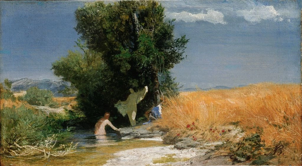 Campo di mais con ragazze al bagno - Kunst Museum Winterthur Reinhart am Stadtgarten